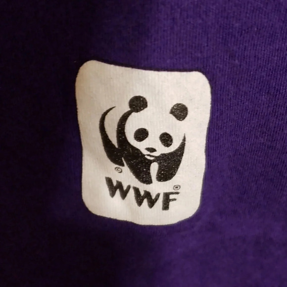 Purple floral panda t-shirt - Picture 5 of 5
